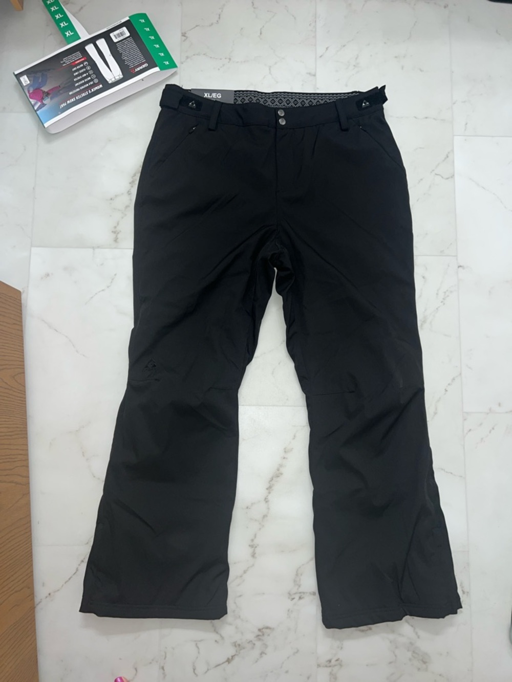 Gerry Weber Black Boot-Cut Ski Snow Pants Size XL